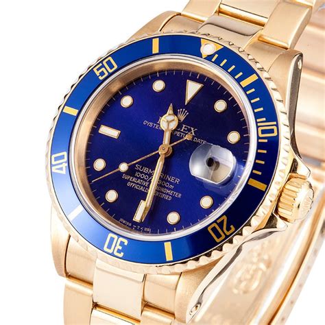 buy a used gold rolex|used rolex gold submariner sale.